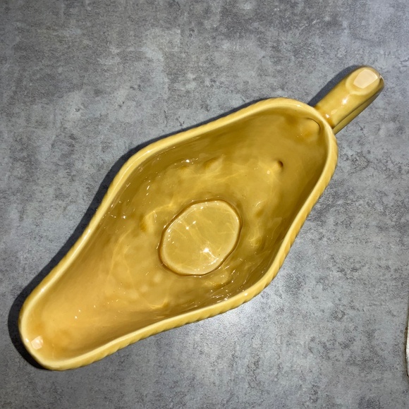 Bordallo Pinheiro Golden Acorn Gravy Boat - Picture 4 of 5